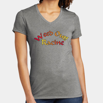 Weed Out Racine - Women's Tri Blend V Neck Tee Thumbnail