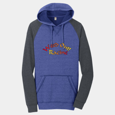 Weed Out Racine - Young Mens Lightweight Fleece Raglan Hoodie Thumbnail