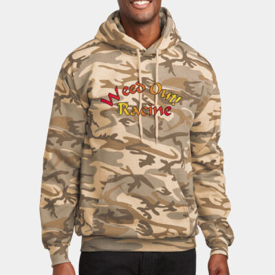 Weed Out Racine - Core Fleece Camo Pullover Hooded Sweatshirt -PC78HC Thumbnail