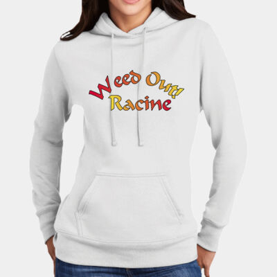 Weed Out Racine - Ladies Core Fleece Pullover Hooded Sweatshirt - LPC78H Thumbnail